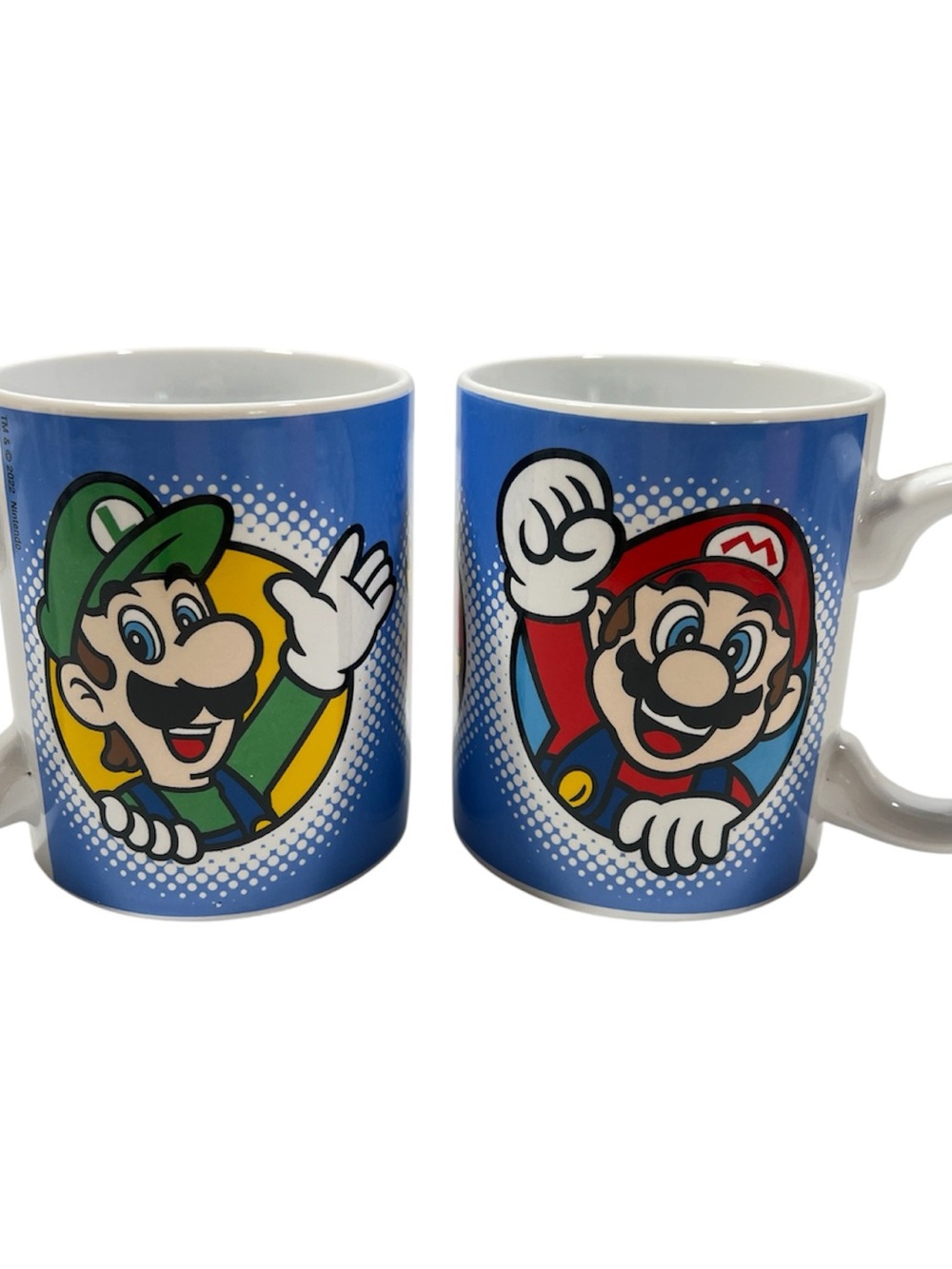 Super Mario Bros Coffee Mugs Frankford Candy 2021 Luigi Mario Peach Nintendo Set